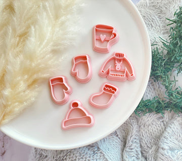 Christmas Shape Collection Polymer Clay  Cutter | Fondant Cutter | Cookie Cutter